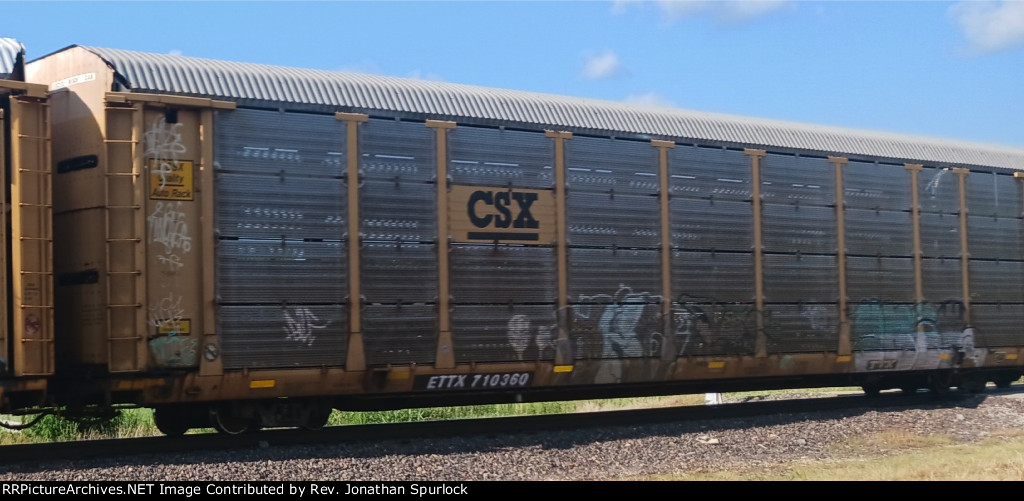 ETTX 710360 and CSX rack